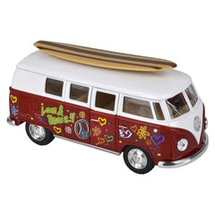 5" Diecast  1962 VW Bus/Surfboard - LLB Toys