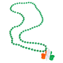 33" IRISH FLAG SHAMROCK BEADS LLB kids toys