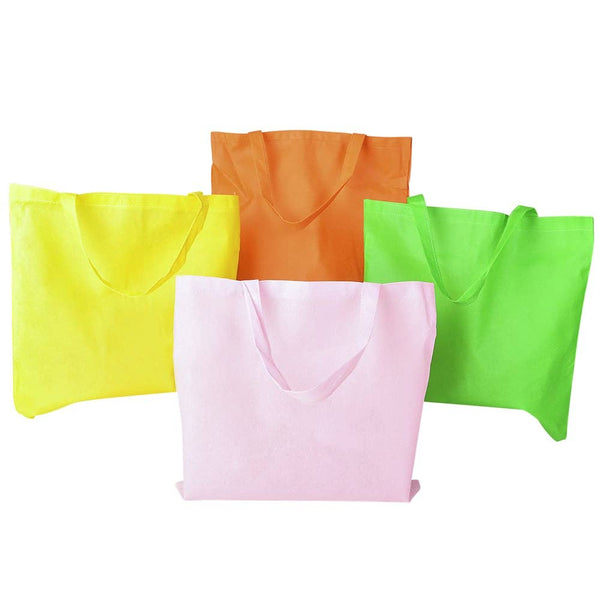 NEON FABRIC TOTE BAG 15 x 16.5