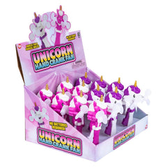 6.5" UNICORN HAND CRANK FAN LLB kids toys