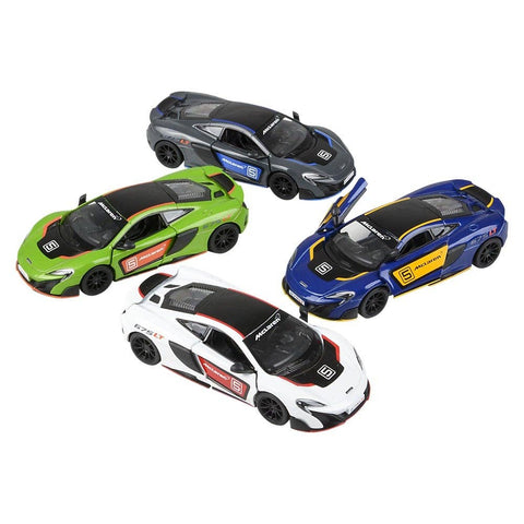 5" DIE-CAST PULL BACK MCLAREN 675LT LLB Car Toys