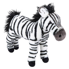 12" HEIRLOOM STANDING ZEBRA LLB Plush Toys