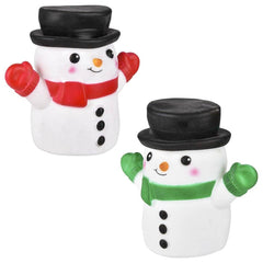 6" Snowman Stretchy Hand Puppet 12ct - Christmas LLB Puppets