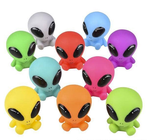 2.5" RUBBER GALATIC ALIEN LLB kids toys
