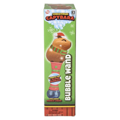Light-Up Christmas Capybara Bubble Wand 13" - LLB Toys