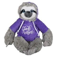 15.5" SLOTH WITH HOODIE LLB Plush Toys