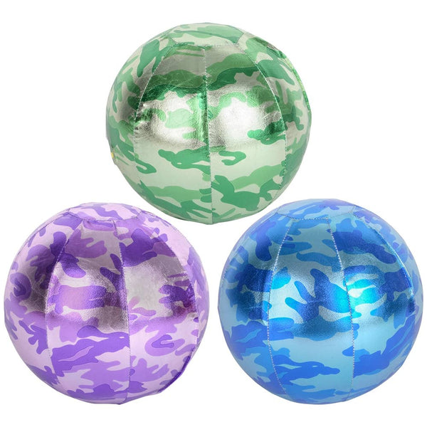 Metallic Fabric Camo Ball (3 Asst.) 9