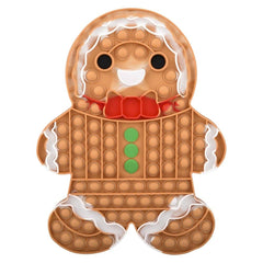 GINGERBREAD BUBBLE POPPER 13" LLB Christmas