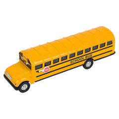 7" DIE-CAST PULL BACK SCHOOL BUS LLB Car Toys