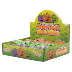 2" SQUISH STICKY JACK O LANTERN LLB Squishy Toys