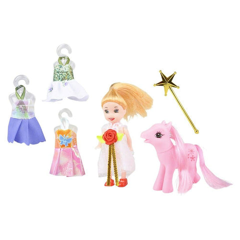 DOLL SET 7.5" X 5.5" LLB kids Accessories