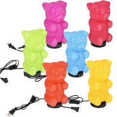 9.25" Sparkle Gummy Bear Lamp - LLB Toys