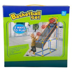 Arcade Basketball Hoop Game W/ Ball Pump 47"  -  LLB Toys