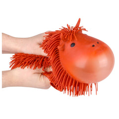 8.75" Shaggy Highland Cow Puffer - LLB Toys