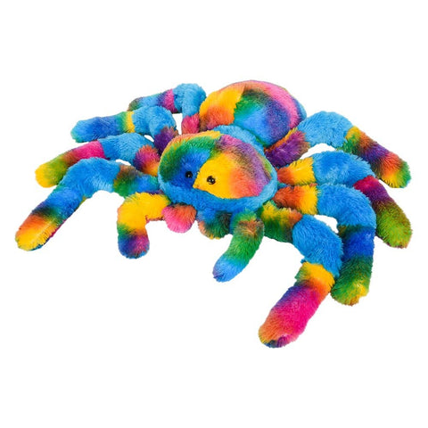 13" RAINBOW SPLATTER SPIDER LLB Plush Toys