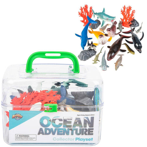 AQUATIC ANIMALS PAIL SET LLB kids toys