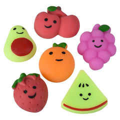 Squishy Stretchy 6pc Fruit Cup 12ct - LLB Toys