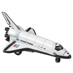 5" DIE-CAST PULL BACK SPACE SHUTTLE LLB Car Toys