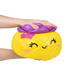 JUMBO SQUISH PINEAPPLE FLOWER MIX 10" LLB Squishy Toys