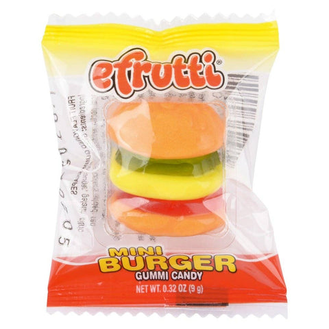 Gummi Mini Hamburger 101pc Bag  - LLB Candy