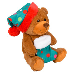 9.5" CHRISTMAS plush BEAR ASSORTMENT LLB Plush Toys