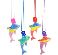 DOLPHIN SAND ART NECKLACE LLB kids toys
