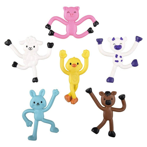 2.25" MINI BENDABLE FARM ANIMALS LLB kids toys