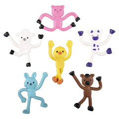 2.25" MINI BENDABLE FARM ANIMALS LLB kids toys