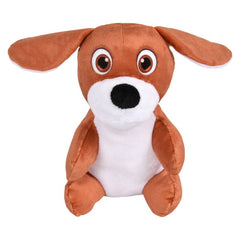 8" Sitting Dog/Bear Plush - LLB Toys