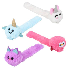 8" plush ANIMAL SLAP BRACELETS - LLB Toys