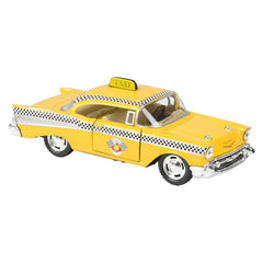 5" DIE-CAST PULL BACK CHEVROLET BEL AIR TAXI LLB Car Toys