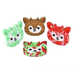 REINDEER BUBBLE POPPERS 6" LLB kids toys Christmas