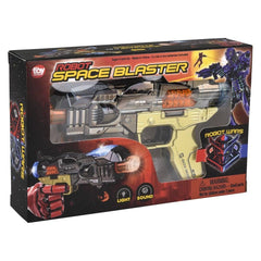 6.5" Light-Up Robot Space Blaster - LLB Toys