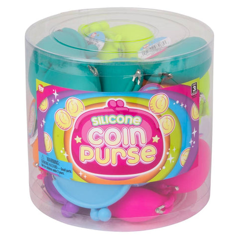 Silicone Coin Purse 3.5" - LLB Toys