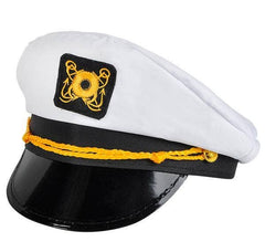 WHITE CAPTAIN HAT - LLB Toys
