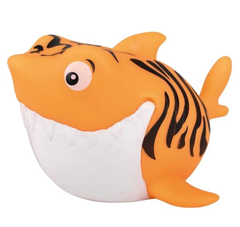 6" RUBBER SHARK WITH SOUND MIX LLB kids toys