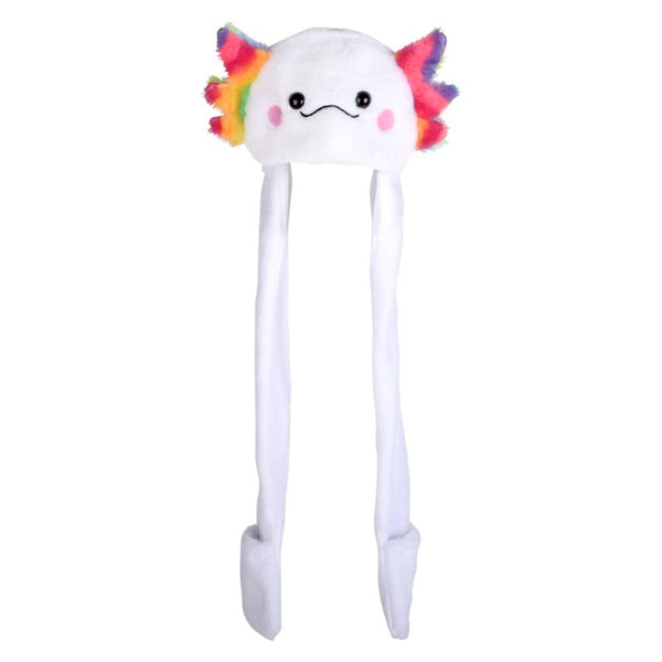Axolotl Plush Hoodie Scarf Hat 35