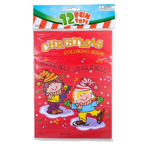 CHRISTMAS COLORING BOOK 9" x 11" 12 PAGES LLB Stationary