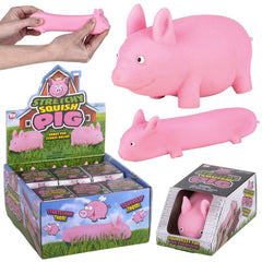 4" Stretchy, Squish Pig - LLB Squishy Toys
