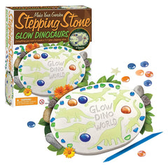Make Your Garden Stepping Stone Glow Dinosaur- LLB Toys