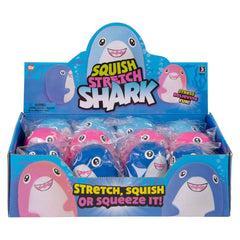 Squish And Stretch Shark 3.75" 12ct - LLB Toys