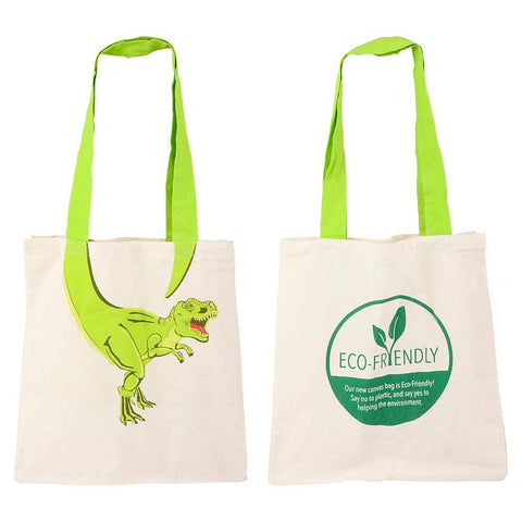 16" DINO TAIL ECO-FRIENDLY CANVAS BAG LLB kids Toys