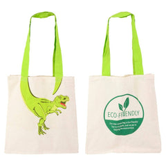 16" DINO TAIL ECO-FRIENDLY CANVAS BAG LLB kids Toys