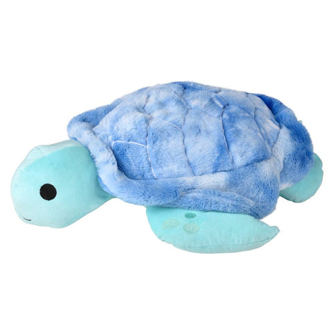 22" Blue Tie Dye Sea Turtle Pillow - LLB Toys