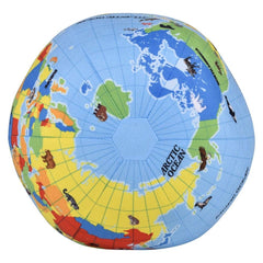 8" plush PRINTED GLOBE BALL LLB Plush Toys