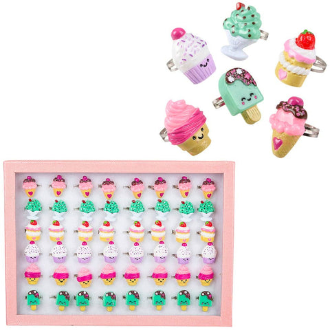 DESSERT RINGS 1" (48PCS/UNIT) LLB kids toys