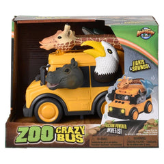 Animal School Bus With Lights And Sound - LLB Toys