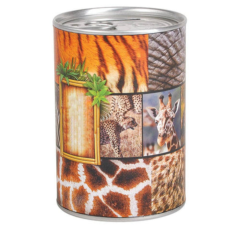 TIN CAN BANK SAFARI LLB kids toys