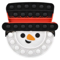 SNOWMAN TOP HAT BUBBLE POPPERS 6" Christmas - LLB Toys