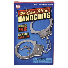 DIECAST METAL HANDCUFFS DISPLAY BOX LLB kids toys